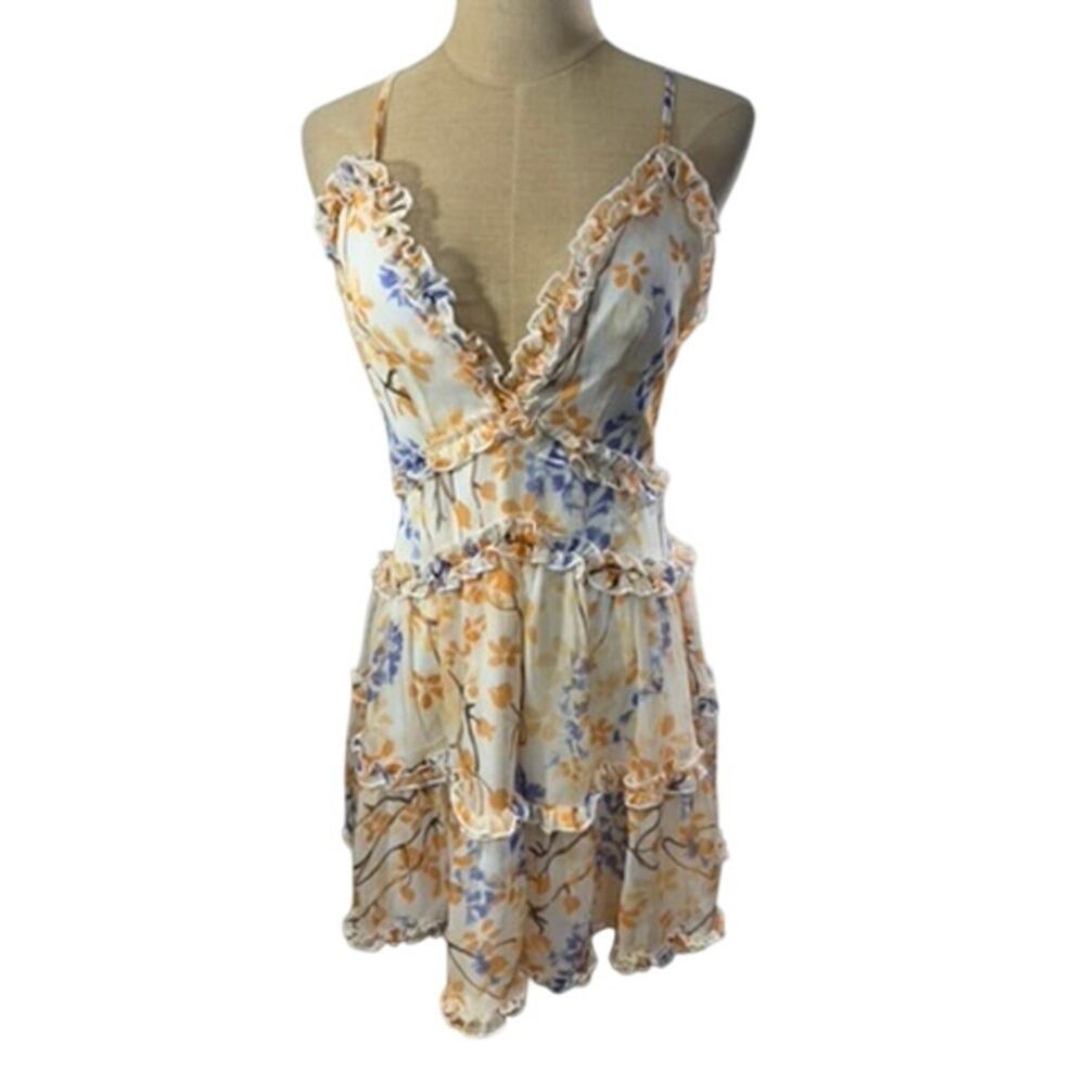 "Hello Molly" Only Yesterday SZ 6 Babydoll Floral Fairy Ruffles Sheer Feminine - Picture 1 of 11